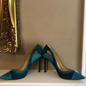 Ivanka Trump suede pumps